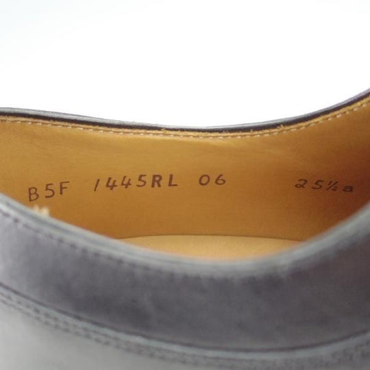 未使用★ラルフローレン SIZE 25.5【定価￥50,600-★ダイナイトソール仕様/RL06】Uチップ/カーフ/黒/Ralph Lauren/REGAL★g667