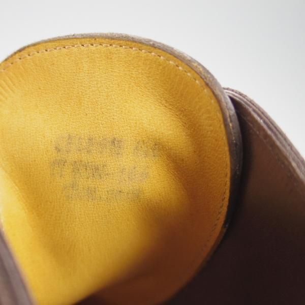 ほぼ試着程度★Yohei Fukuda/ヨウヘイ フクダ 6.5E【定価￥264,000-★Celeste/セレスト】17ラスト/パンチドキャップトゥ/福田 洋平★g671