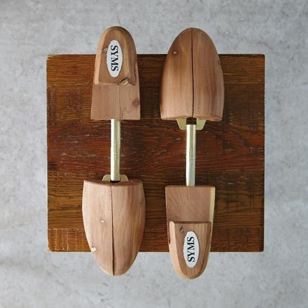 極上★(米)ロチェスター製 Sサイズ【★SYMS/木製シューツリー】シューキーパー/メンズ/ROCHESTER★g676