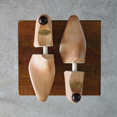 極上★(東欧)VASS/ヴァーシュ SIZE 39【貴重★純正シューツリー】木製シューキーパー/メンズ★g685