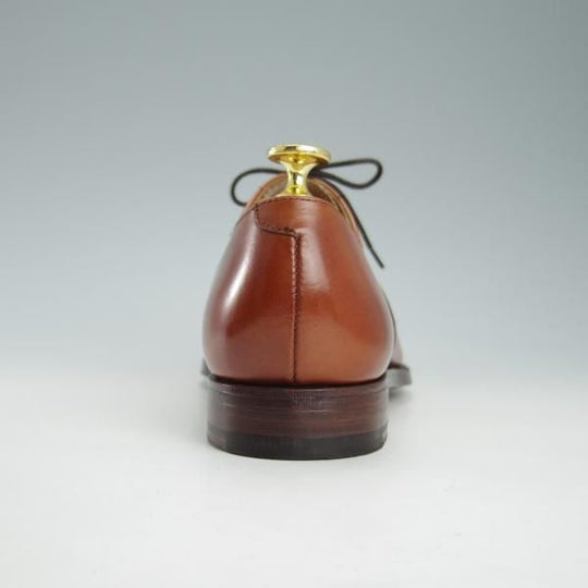 ★クロケット&ジョーンズ 6E【貴重★トレーディングポスト別注/360ラスト/BRANDON】ストレートチップ/カーフ/茶/Crockett&Jones★g690