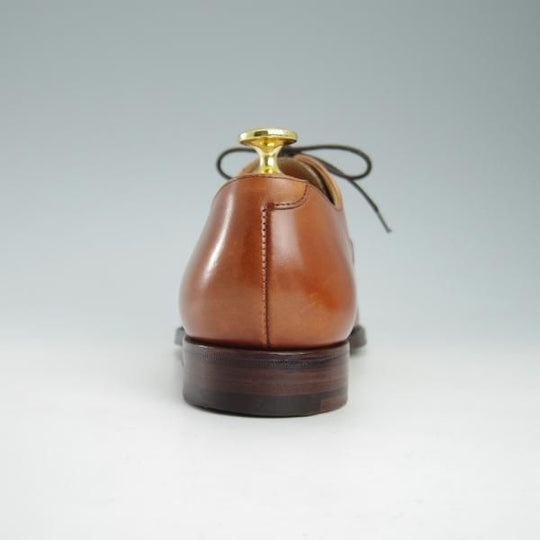 ★クロケット&ジョーンズ 6E【貴重★トレーディングポスト別注/360ラスト/BRANDON】ストレートチップ/カーフ/茶/Crockett&Jones★g690