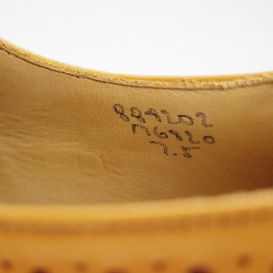 極上★トリッカーズ SIZE 7【現行定価8.5万円程度★エイコンアンティーク/M6820】フルブローグ/カーフ/薄茶/メンズ/Tricker's★g692