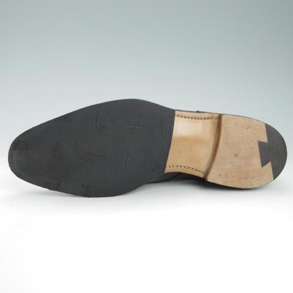 極美品★(英)チーニー 7.5F【★(英)ポールスミス別注/3888ラスト】ストレートチップ/カーフ/黒/メンズ/Paul Smith/CHEANEY★g693