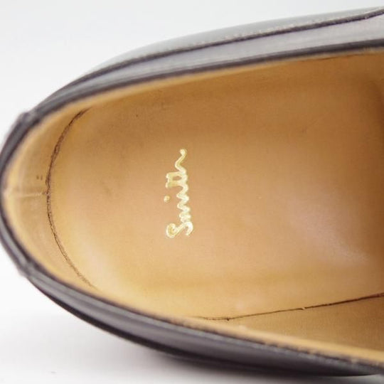 極美品★(英)チーニー 7.5F【★(英)ポールスミス別注/3888ラスト】ストレートチップ/カーフ/黒/メンズ/Paul Smith/CHEANEY★g693