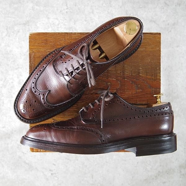 極上★チャーチ 65F/UK6.5【定価￥137,500-★ダイナイトソール仕様/GRAFTON R】グラフトン/173ラスト/フルブローグ/濃茶/Church's★g697