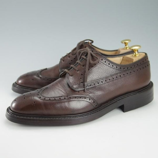 極上★チャーチ 65F/UK6.5【定価￥137,500-★ダイナイトソール仕様/GRAFTON R】グラフトン/173ラスト/フルブローグ/濃茶/Church's★g697