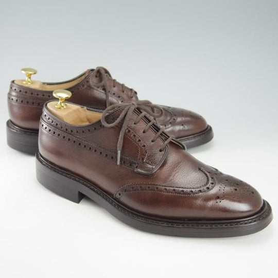 極上★チャーチ 65F/UK6.5【定価￥137,500-★ダイナイトソール仕様/GRAFTON R】グラフトン/173ラスト/フルブローグ/濃茶/Church's★g697