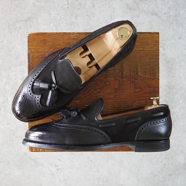 ★クロケット&ジョーンズ 7E【定価￥88,000-★キャベンディッシュ3同型/375ラスト】CITYソール/タッセルローファー/Crockett&Jones★g699