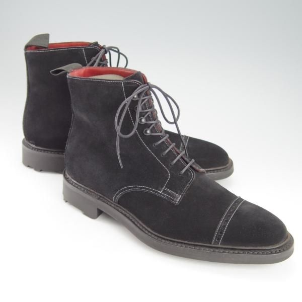 未使用★クロケット&ジョーンズ 6.5E【ハンドグレードライン★高島屋別注/レースアップブーツ】リッジウェイソール/Crockett&Jones★g700