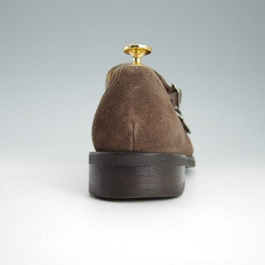 極美品★パラブーツ SIZE 6.5【モデル定価￥83,600-★VIVALDI/ダブルモンク】アクティブソール/スエード/茶/メンズ/Paraboot★g701