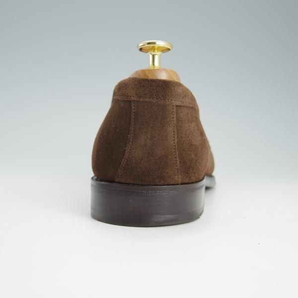 極美品★(英)チーニー 8F【モデル定価￥74,800-★アーバンリサーチ別注/CANNON】277ラスト/コインローファー/スエード/CHEANEY★g704