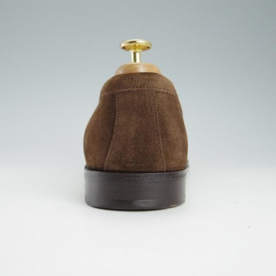 極美品★(英)チーニー 8F【モデル定価￥74,800-★アーバンリサーチ別注/CANNON】277ラスト/コインローファー/スエード/CHEANEY★g704