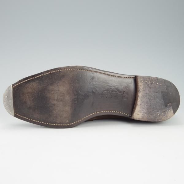 極美品★(英)チーニー 8F【モデル定価￥74,800-★アーバンリサーチ別注/CANNON】277ラスト/コインローファー/スエード/CHEANEY★g704