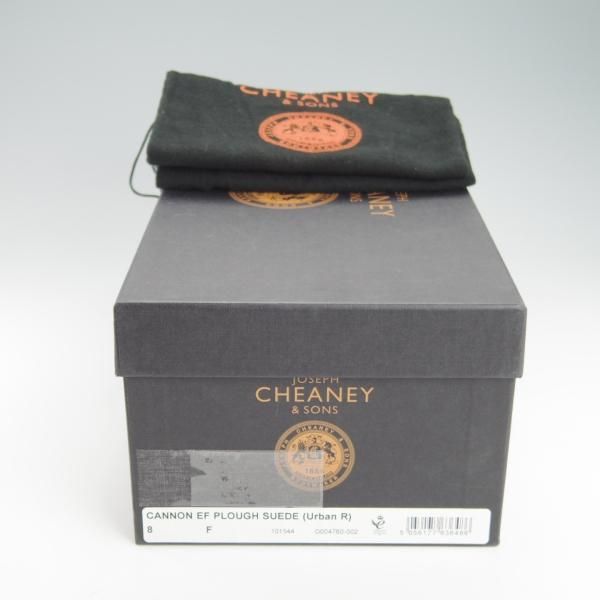 極美品★(英)チーニー 8F【モデル定価￥74,800-★アーバンリサーチ別注/CANNON】277ラスト/コインローファー/スエード/CHEANEY★g704