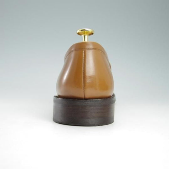 極美品★パラブーツ SIZE 7【定価￥77,000-★アドニス/ADONIS】ギャラクシーソール/コインローファー/カーフ/薄茶/Paraboot★g705