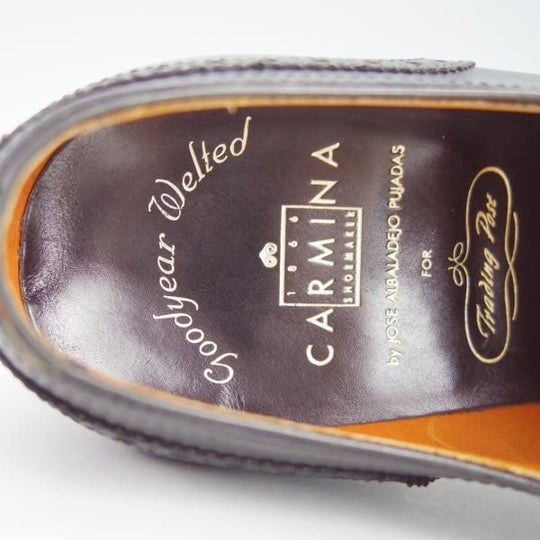 極美品★(スペイン製)CARMINA/カルミナ(レディース) SIZE 5【トレーディングポスト別注★フルブローグ/1435】SIMPSOMラスト/カーフ★g706