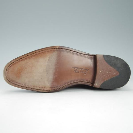 極美品★(英)Loake/ローク 6F【グッドイヤーウェルテッド製法★ALDWYCH/ストレートチップ】カーフ/濃茶/メンズ★g707