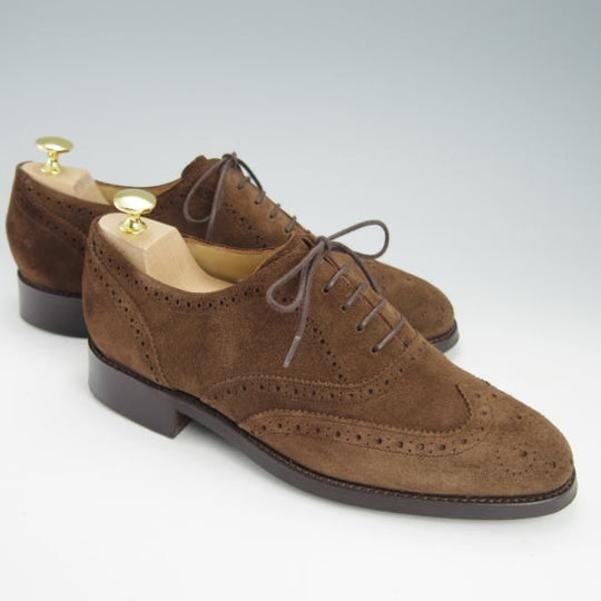 美品★ロイドフットウェア 6.5E【ダイナイトソール仕様★(英)BARKER製/バーカー】Vシリーズ/フルブローグ/濃茶/Lloyd Footwear★g708