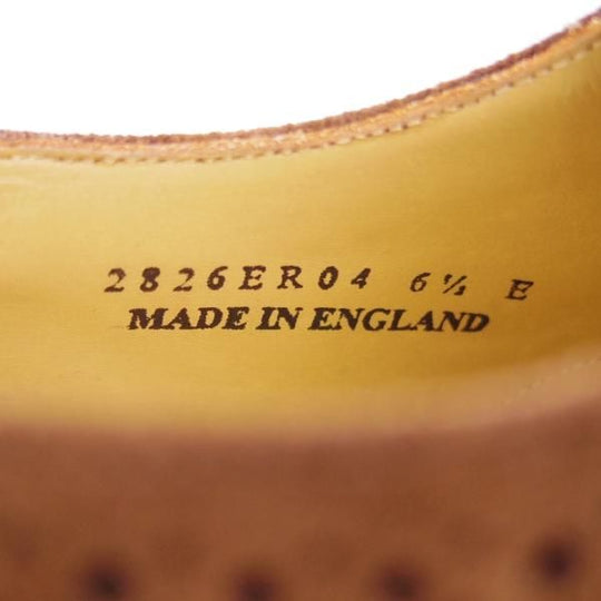 美品★ロイドフットウェア 6.5E【ダイナイトソール仕様★(英)BARKER製/バーカー】Vシリーズ/フルブローグ/濃茶/Lloyd Footwear★g708