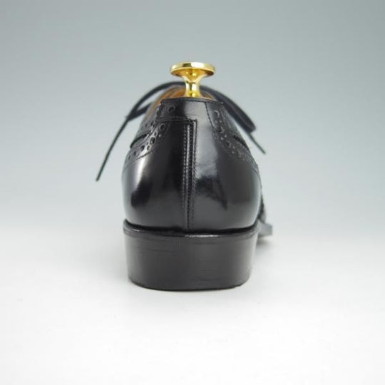 極上★オリエンタル SIZE 6.5【グッドイヤーウェルテッド製法★(富山)CRISPIN別注/フルブローグ】カーフ/黒/メンズ★g709