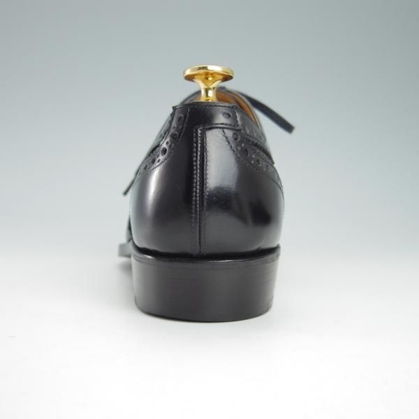 極上★オリエンタル SIZE 6.5【グッドイヤーウェルテッド製法★(富山)CRISPIN別注/フルブローグ】カーフ/黒/メンズ★g709