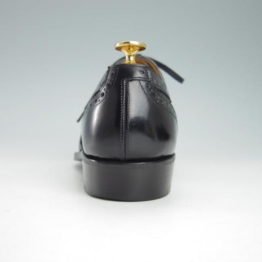 極上★オリエンタル SIZE 6.5【グッドイヤーウェルテッド製法★(富山)CRISPIN別注/フルブローグ】カーフ/黒/メンズ★g709