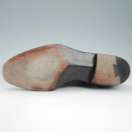 極上★オリエンタル SIZE 6.5【グッドイヤーウェルテッド製法★(富山)CRISPIN別注/フルブローグ】カーフ/黒/メンズ★g709