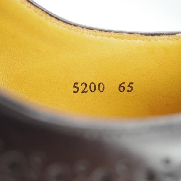 極上★オリエンタル SIZE 6.5【グッドイヤーウェルテッド製法★(富山)CRISPIN別注/フルブローグ】カーフ/黒/メンズ★g709