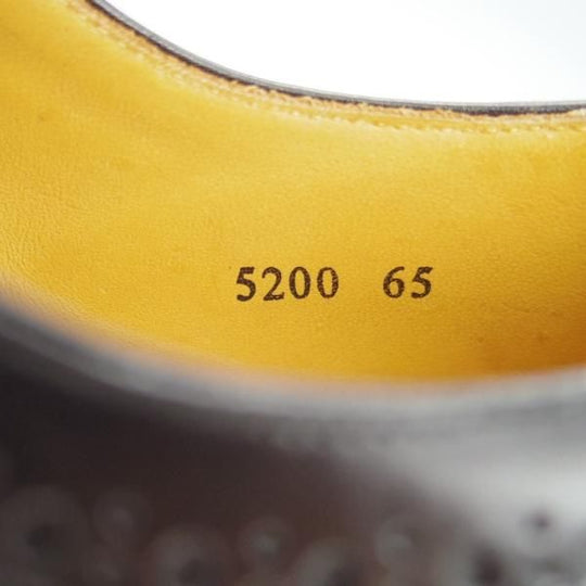 極上★オリエンタル SIZE 6.5【グッドイヤーウェルテッド製法★(富山)CRISPIN別注/フルブローグ】カーフ/黒/メンズ★g709