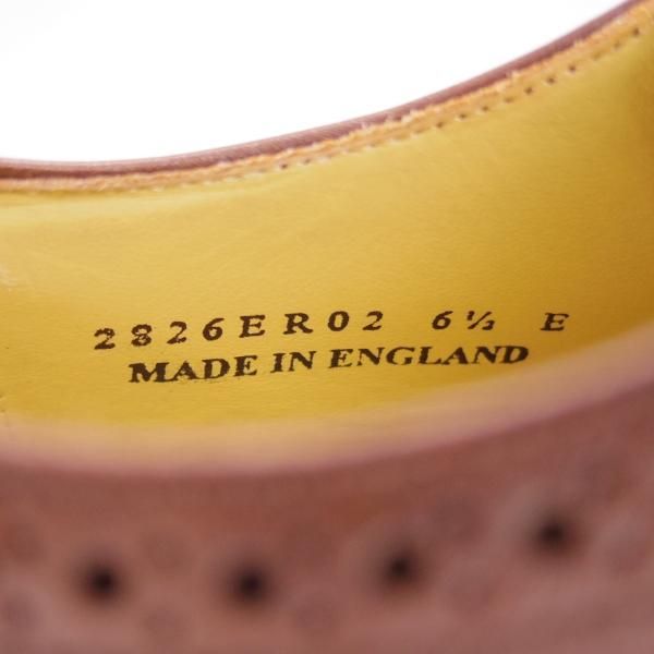 美品★ロイドフットウェア 6.5E【ダイナイトソール仕様★(英)BARKER製/バーカー】Vシリーズ/フルブローグ/濃茶/Lloyd Footwear★g710