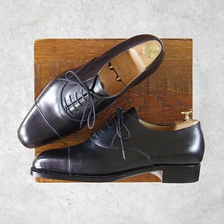 未使用★(東欧)VASS/ヴァーシュ SIZE 39【貴重★Uラスト/ロベルト・ウゴリーニ/Alt English】ストレートチップ/カーフ/黒★g711