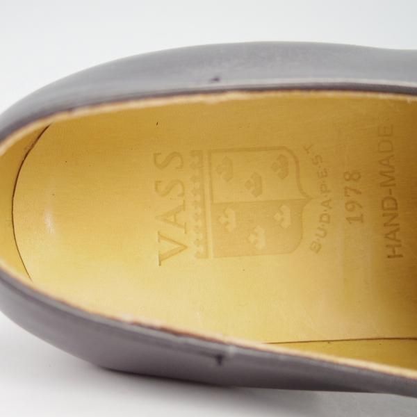 未使用★(東欧)VASS/ヴァーシュ SIZE 39【貴重★Uラスト/ロベルト・ウゴリーニ/Alt English】ストレートチップ/カーフ/黒★g711