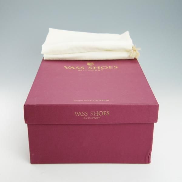 未使用★(東欧)VASS/ヴァーシュ SIZE 39【貴重★Uラスト/ロベルト・ウゴリーニ/Alt English】ストレートチップ/カーフ/黒★g711