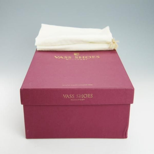 未使用★(東欧)VASS/ヴァーシュ SIZE 39【貴重★Uラスト/ロベルト・ウゴリーニ/Alt English】ストレートチップ/カーフ/黒★g711