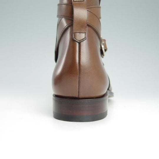 未使用★(スペイン製)CARMINA/カルミナ SIZE 8【定価￥83,600-★ジョッパーブーツ/80106】DEIAラスト/カーフ/MARRON/茶/メンズ★g713