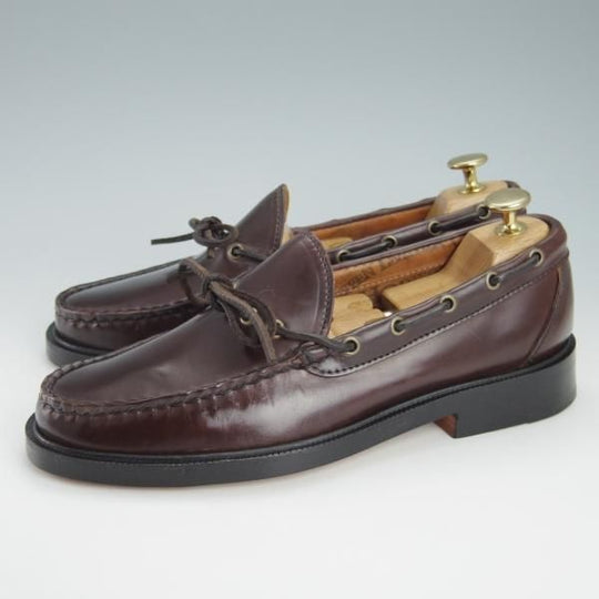 未使用★(米)YUKETEN/ユケテン 7.5C【定価￥108,000-★コードバン仕様/(米)ホーウィン社】705/モカシン/赤茶/メンズ★g714