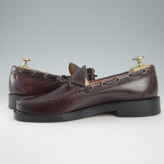 未使用★(米)YUKETEN/ユケテン 7.5C【定価￥108,000-★コードバン仕様/(米)ホーウィン社】705/モカシン/赤茶/メンズ★g714