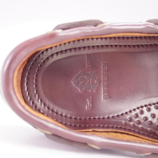 未使用★(米)YUKETEN/ユケテン 7.5C【定価￥108,000-★コードバン仕様/(米)ホーウィン社】705/モカシン/赤茶/メンズ★g714