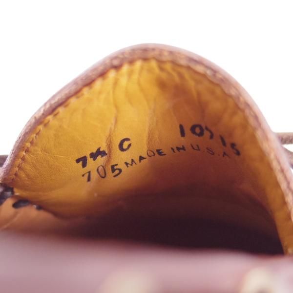 未使用★(米)YUKETEN/ユケテン 7.5C【定価￥108,000-★コードバン仕様/(米)ホーウィン社】705/モカシン/赤茶/メンズ★g714