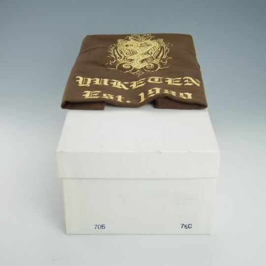 未使用★(米)YUKETEN/ユケテン 7.5C【定価￥108,000-★コードバン仕様/(米)ホーウィン社】705/モカシン/赤茶/メンズ★g714