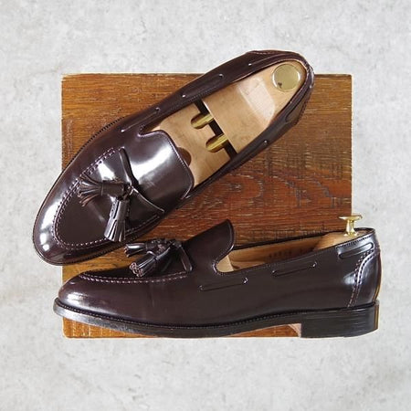 ★ブルックスブラザーズ SIZE 8【コードバン仕様★タッセルローファー/99805】赤茶/メンズ/BROOKS BROTHERS★g716