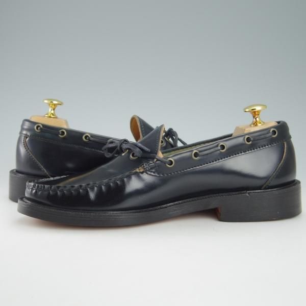 未使用★(米)YUKETEN/ユケテン 7C【定価￥118,800-★コードバン仕様/紺/(米)ホーウィン社】704/モカシン/ローファー/メンズ★g717