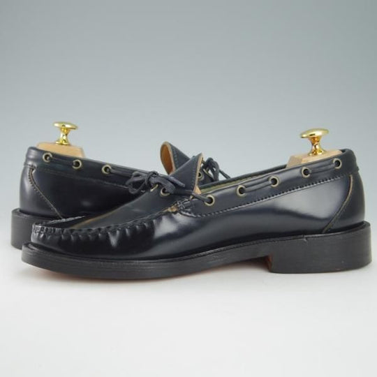 未使用★(米)YUKETEN/ユケテン 7C【定価￥118,800-★コードバン仕様/紺/(米)ホーウィン社】704/モカシン/ローファー/メンズ★g717