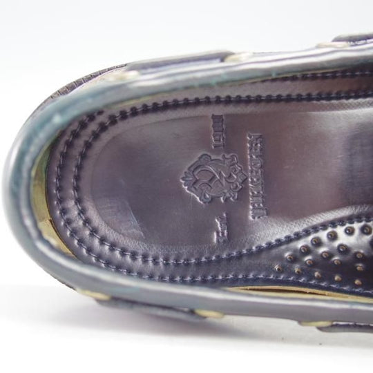 未使用★(米)YUKETEN/ユケテン 7C【定価￥118,800-★コードバン仕様/紺/(米)ホーウィン社】704/モカシン/ローファー/メンズ★g717