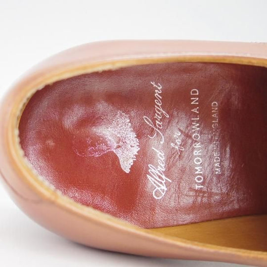 極上★(英)アルフレッド・サージェント UK7【貴重★モディファイドVチップ似寄モデル/トゥモローランド別注】茶/Alfred Sargent★g718