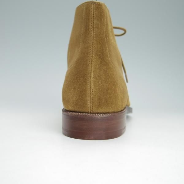 未使用★クロケット&ジョーンズ 8.5E【★(英)ポールセンスコーン別注/Poulsen Skone】248ラスト/チャッカブーツ/薄茶/Crockett&Jones★g720