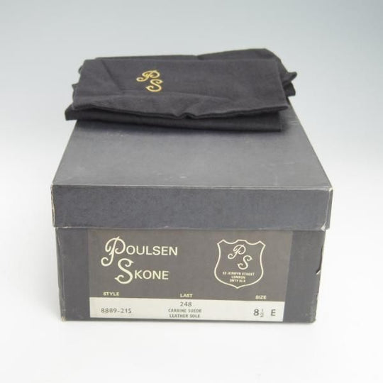 未使用★クロケット&ジョーンズ 8.5E【★(英)ポールセンスコーン別注/Poulsen Skone】248ラスト/チャッカブーツ/薄茶/Crockett&Jones★g720