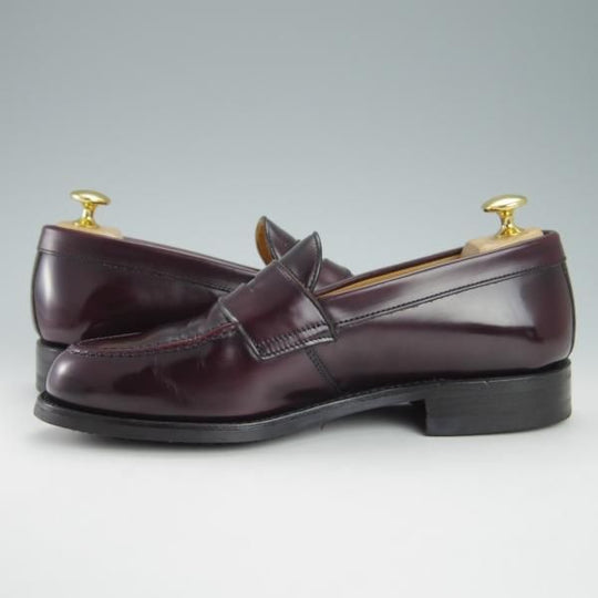 ★(スペイン製)Berwick/バーウィック SIZE 6【ダイナイトソール仕様★グッドイヤーウェルテッド製法/9628】コインローファー/赤茶★g721