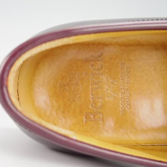 ★(スペイン製)Berwick/バーウィック SIZE 6【ダイナイトソール仕様★グッドイヤーウェルテッド製法/9628】コインローファー/赤茶★g721